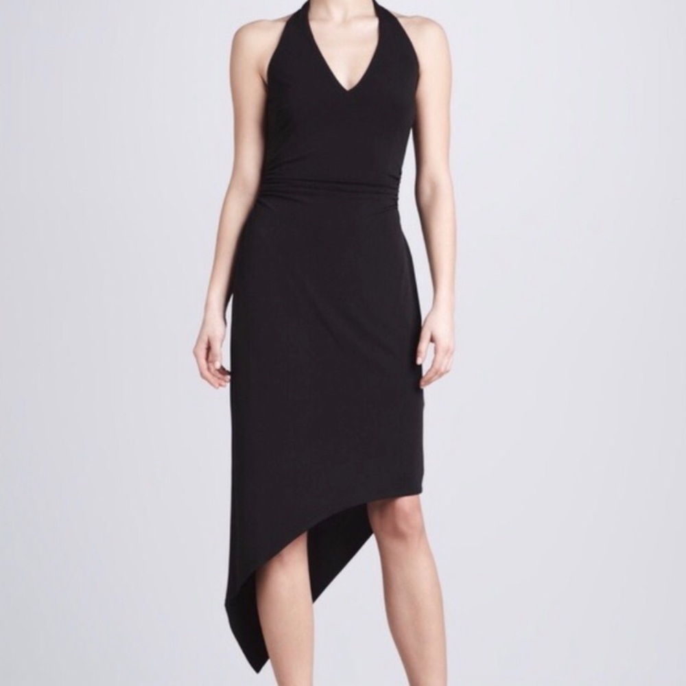 David Meister elegant black evening dress